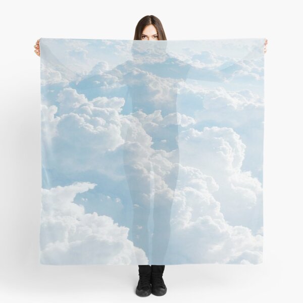 light blue clouds Scarf