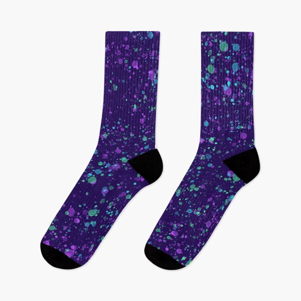 Item preview, Watercolor Splatter on Dark Purple designed and sold by Whoopsidoodle.