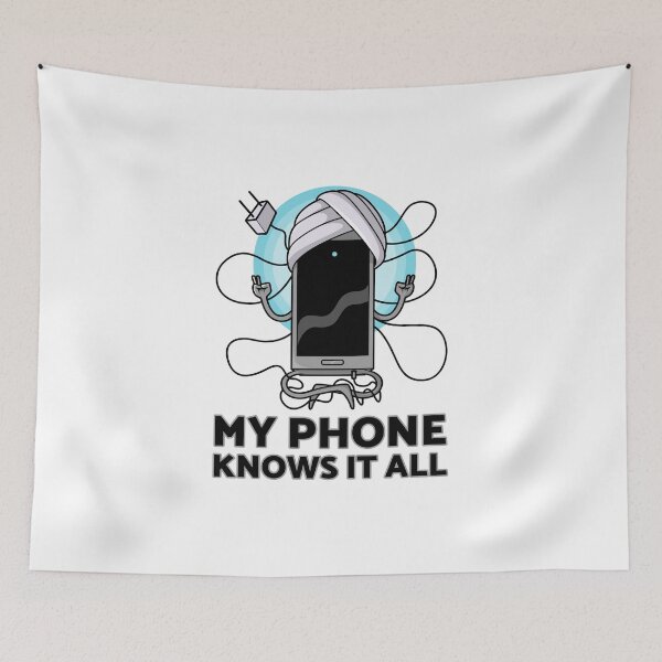 Item preview, My Phone knows it all designed and sold by capaa.
