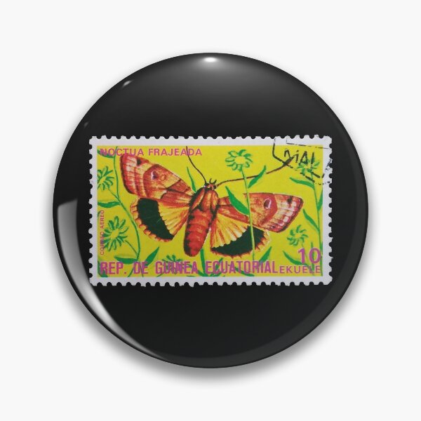 Item preview, Vintage Butterfly Yellow Stamp  designed and sold by StampCollection.