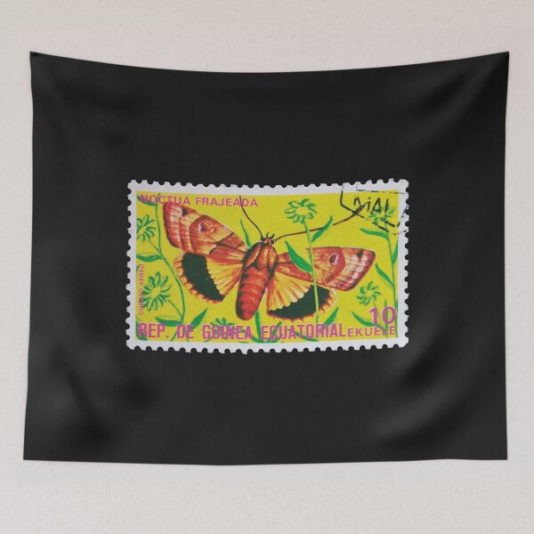 Item preview, Vintage Butterfly Yellow Stamp  designed and sold by StampCollection.