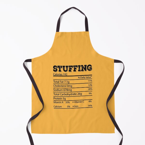 Item preview, Stuffing Thanksgiving Dinner Food Label Nutrition Facts designed and sold by meedTee.