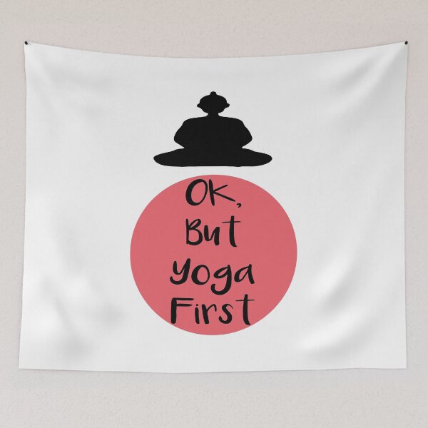 Item preview, Ok, But First Yoga Time designed and sold by DesignArena.