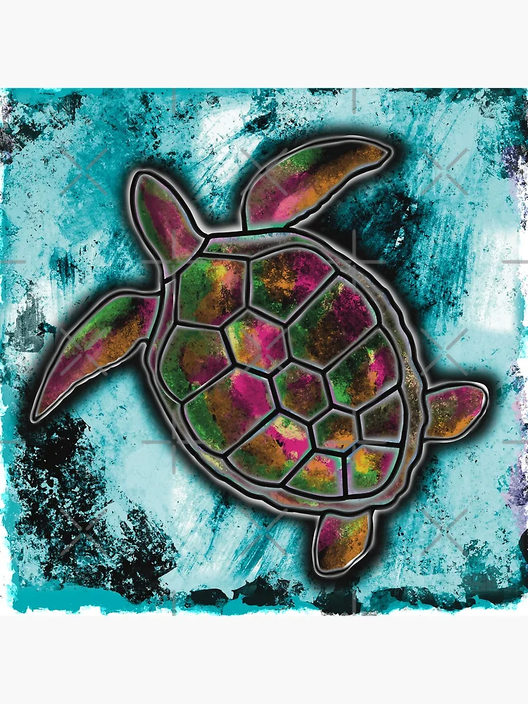 Thumbnail 4 of 4, Clock, Homebound Turtle designed and sold by FatSlugDesigns.