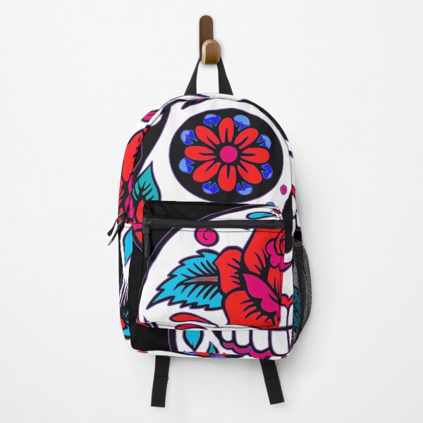 Item preview, Halloween Gifts Funny Graphic Rose Red Floral Skull Flowers  designed and sold by Black Queens.