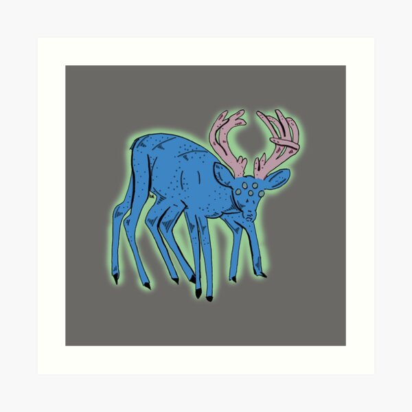 Mutant Deer Art Print