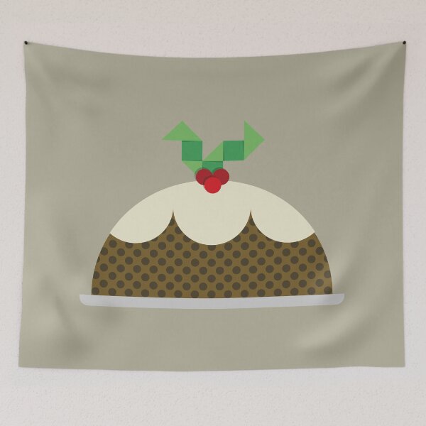 Item preview, Christmas pudding with mistletoe designed and sold by chattleyworks.