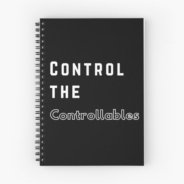 Item preview, Control the controllables. Text only design. White text. designed and sold by JellyBeenzz.