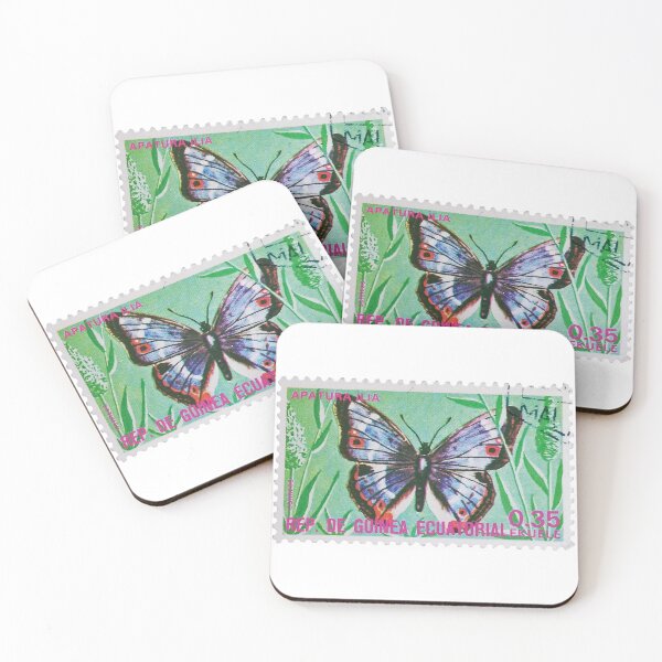 Item preview, Vintage Butterfly Green Stamp  designed and sold by StampCollection.