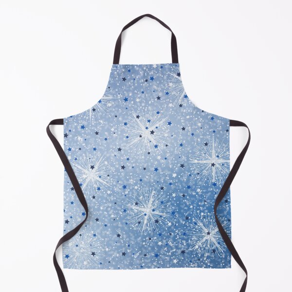 Item preview, Stars and snowflakes blue and white pattern designed and sold by Eva-Success.