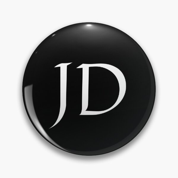 Item preview, JD black and white initials monogramed designed and sold by Abbara.