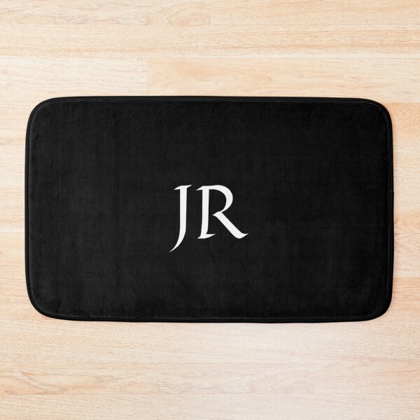 Item preview, JR black and white initials monogramed designed and sold by Abbara.