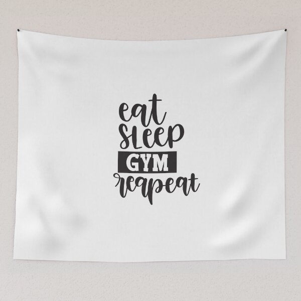 Item preview, eat gym sleep repeat designed and sold by Paul's Designs.