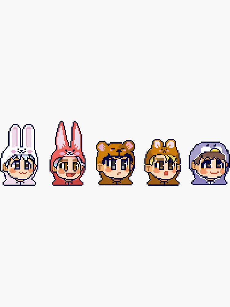 Thumbnail 3 von 3, Sticker, TXT BLUE HOUR CHARACTERS designt und verkauft von MAGICISLANDS.