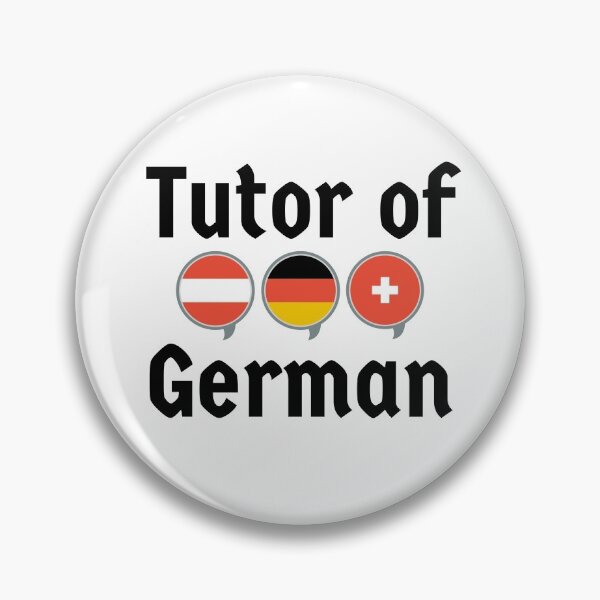 Item preview, Tutor of German with German Speaking Flags designed and sold by Time4German.
