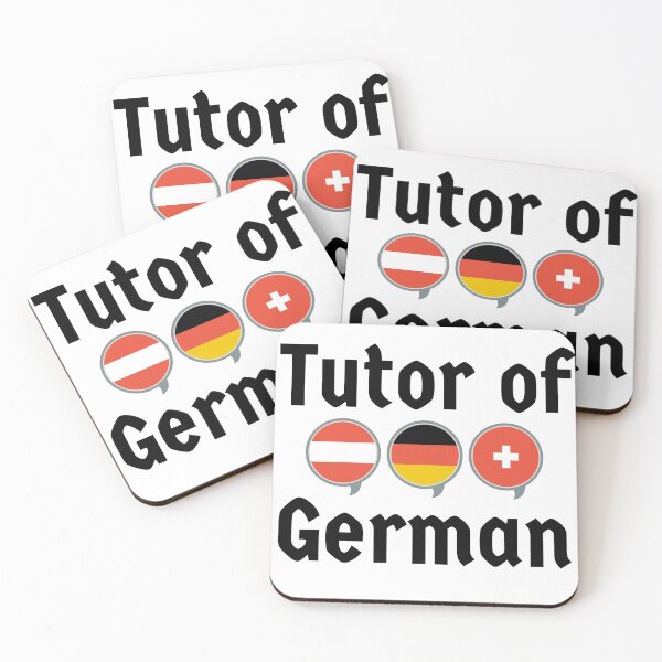 Item preview, Tutor of German with German Speaking Flags designed and sold by Time4German.