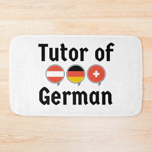 Item preview, Tutor of German with German Speaking Flags designed and sold by Time4German.