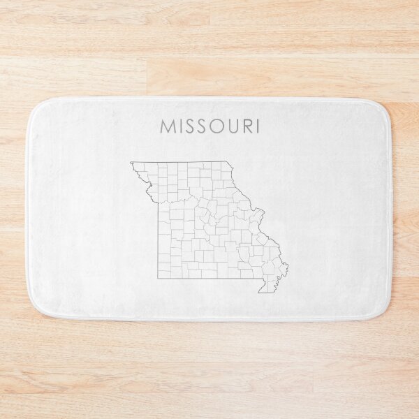 Item preview, Missouri Silver State Counties Map designed and sold by Alo.