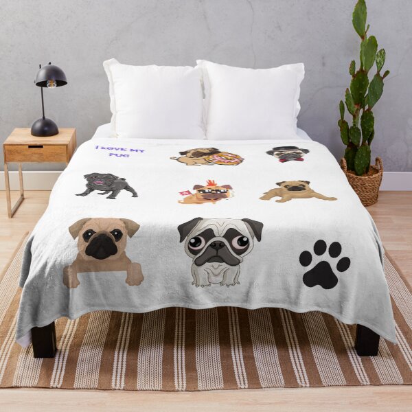 Item preview, Pug pack funny quote cartoon pug designed and sold by OneTimeEngineer.