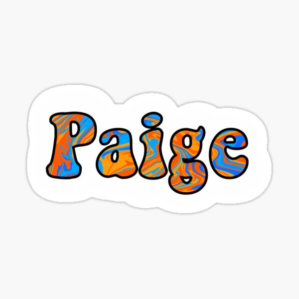 custom-name-sticker-for-paige-sticker-by-libsmakes-redbubble