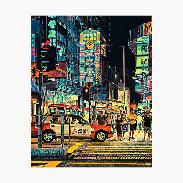 Item preview, Hong Kong Streets designed and sold by SofiaStutio.