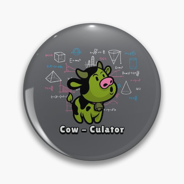 Item preview, Cow-Culator - Math Goofy Cow designed and sold by Kaos Urbanwear.