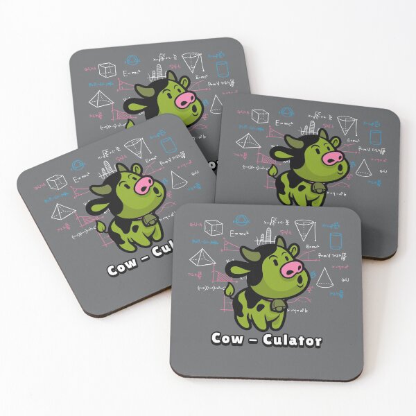 Item preview, Cow-Culator - Math Goofy Cow designed and sold by Kaos Urbanwear.