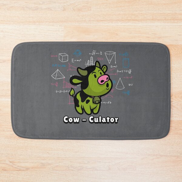 Item preview, Cow-Culator - Math Goofy Cow designed and sold by Kaos Urbanwear.