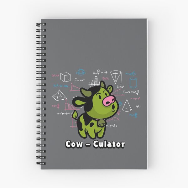 Item preview, Cow-Culator - Math Goofy Cow designed and sold by Kaos Urbanwear.