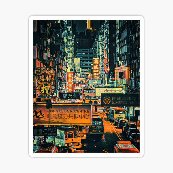 Item preview, Hong Kong Streets designed and sold by SofiaStutio.