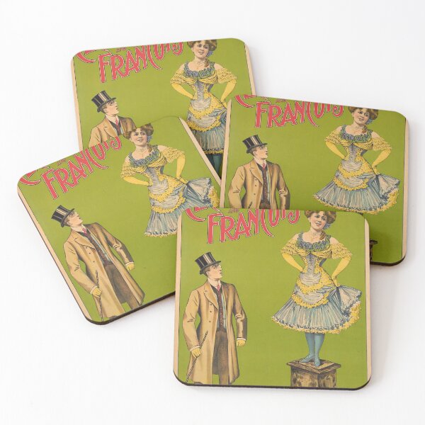 Item preview, retro cecile and francois designed and sold by CorasPosters.