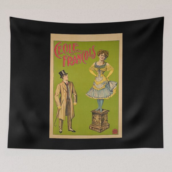 Item preview, retro cecile and francois designed and sold by CorasPosters.