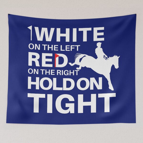 Item preview, White on the Left, Red on the Right | Eventing | Horse Design designed and sold by cheekygelding.