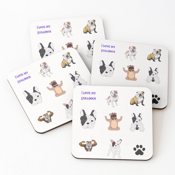 Item preview, french bulldog funny quote cartoon english bulldog designed and sold by OneTimeEngineer.