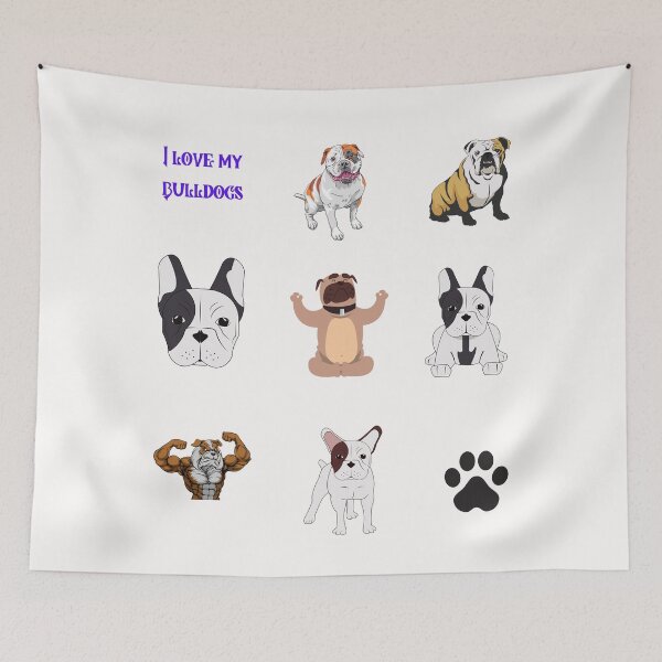 Item preview, french bulldog funny quote cartoon english bulldog designed and sold by OneTimeEngineer.