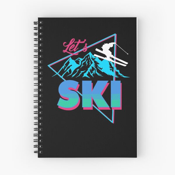 Item preview, Let's Ski Retro 80s Ski Outfit Vintage Skiing Apparel designed and sold by MakeGoodChoices.