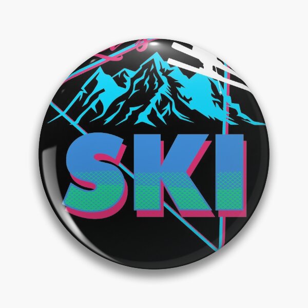 Item preview, Let's Ski Retro 80s Ski Outfit Vintage Skiing Apparel designed and sold by MakeGoodChoices.