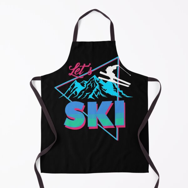 Item preview, Let's Ski Retro 80s Ski Outfit Vintage Skiing Apparel designed and sold by MakeGoodChoices.