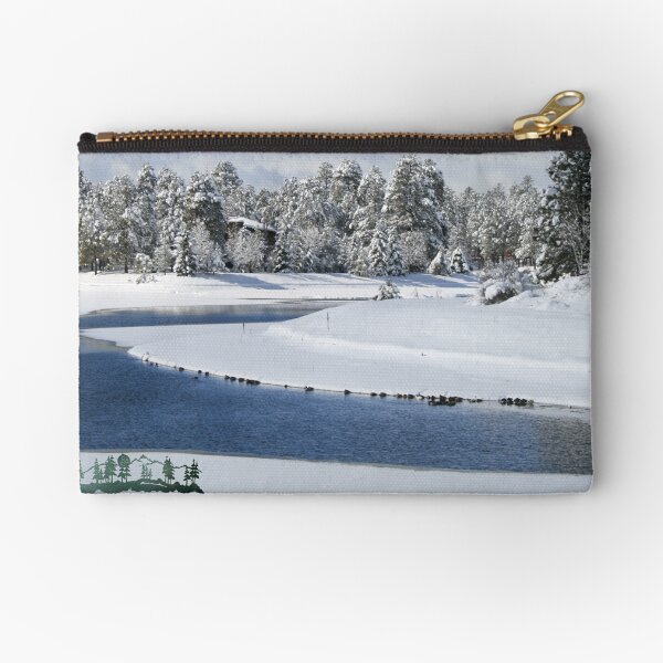 Lake Elaine from Forest Peak Retreat - From ccnow.info Zipper Pouch