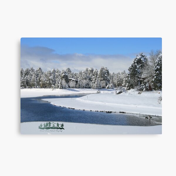 Lake Elaine from Forest Peak Retreat - From ccnow.info Canvas Print