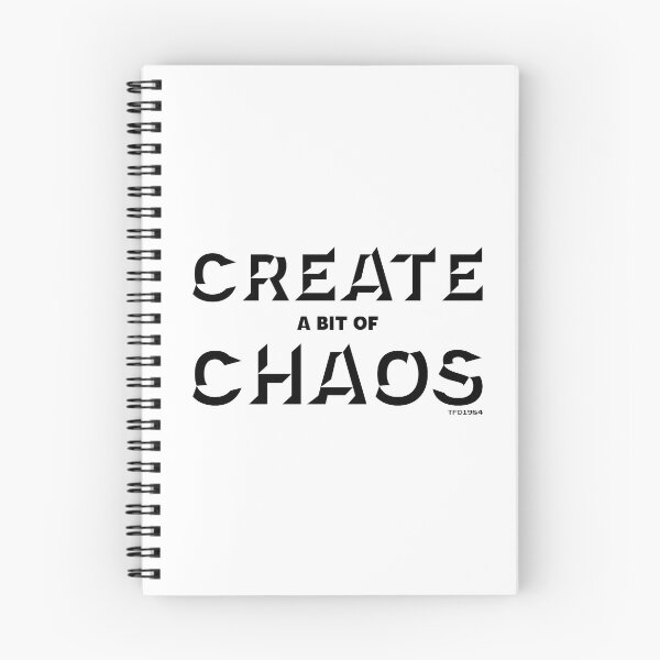 Item preview, Create A Bit Of Chaos (Black Type) designed and sold by TriforceDad1984.