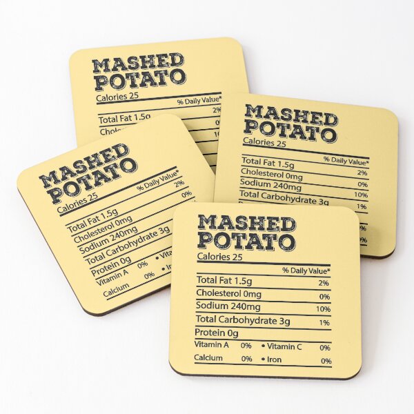 Item preview, Mashed Potato Nutrition Thanksgiving Nutrition Facts Funny Thanksgiving  designed and sold by meedTee.