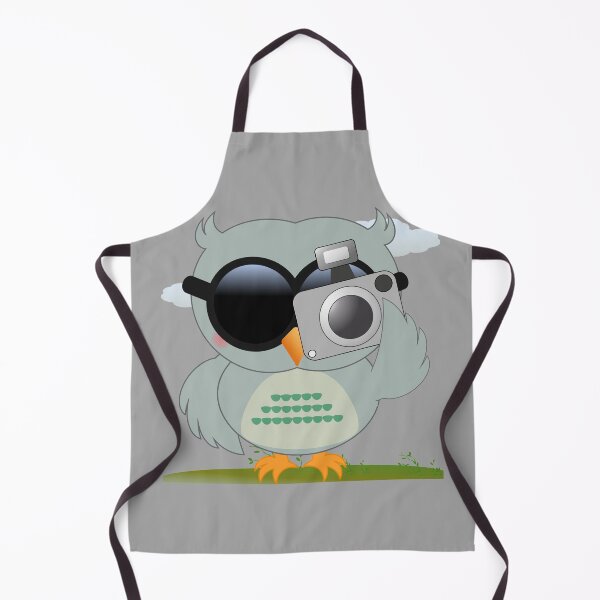 Item preview, COOL AND CUTE TRAVELLING OWL BEHIND THE CAMERA designed and sold by Cr1sV.