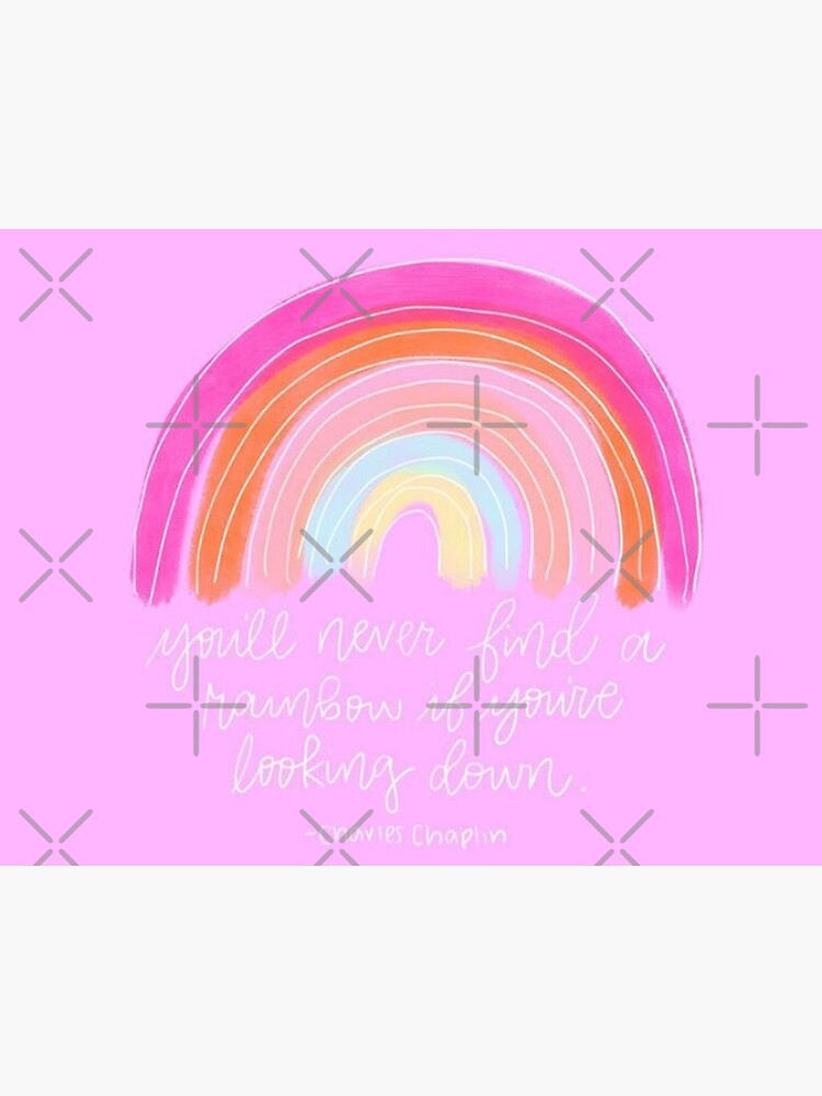 "Rainbow VSCO Quote" Sticker by caitlynnjoy Redbubble