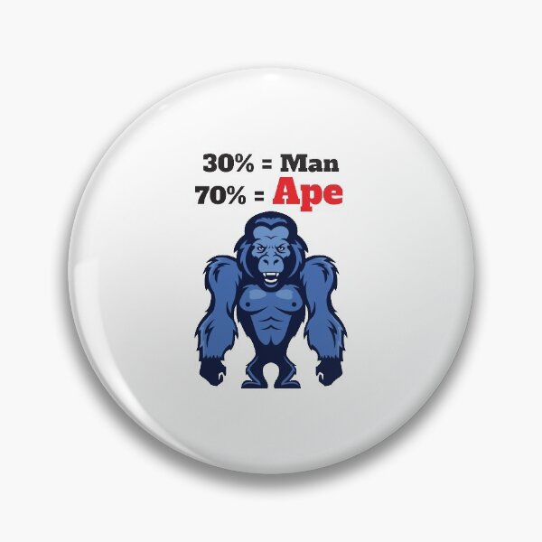 Item preview, 30% Man, 70% Ape designed and sold by 4AllTimes.