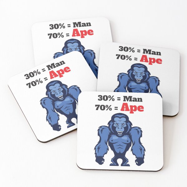 Item preview, 30% Man, 70% Ape designed and sold by 4AllTimes.