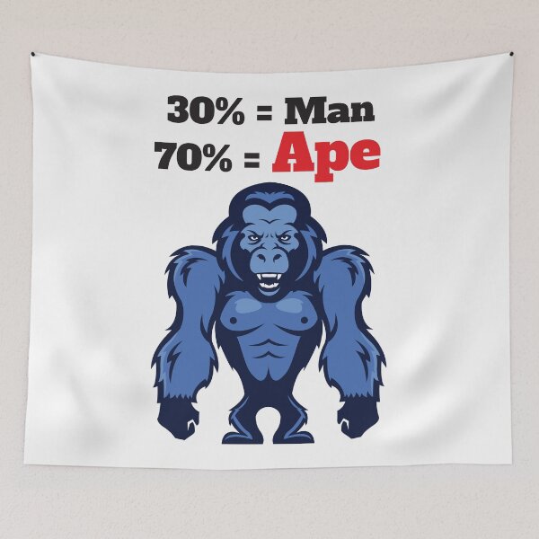 Item preview, 30% Man, 70% Ape designed and sold by 4AllTimes.