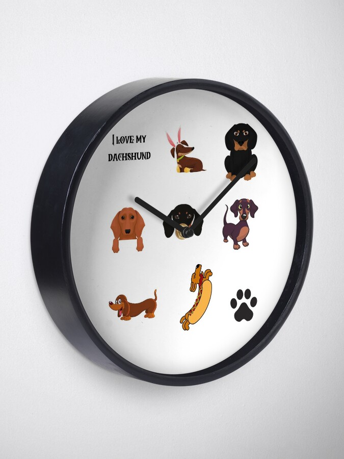 Discover Dachshund Vintage Wall Clock