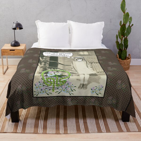 Yep, It's Rosie (Playful Art) Throw Blanket