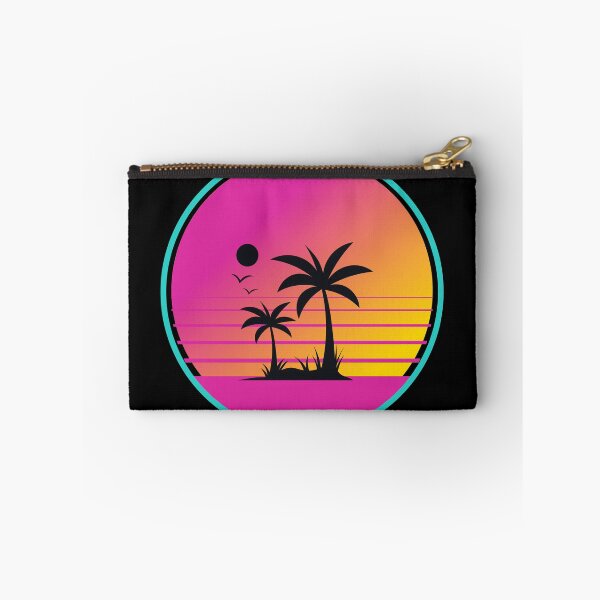 Item preview, Retrowave palm trees designed and sold by SoloDesignArt.